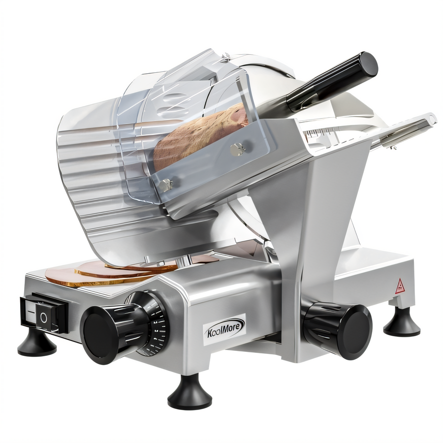 Product image #1 for KoolMore 9-Inch Semi-Automatic Electric Commercial Food Slicer with 8.6-Inch Blade