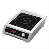 Eurodib 3.5 kW Commercial Countertop Super Wide Single Burner Induction Range