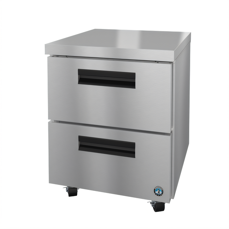 Product image #1 for Hoshizaki Steelheart UF27B-D2 27-Inch Undercounter Two-Drawer Freezer, 7.2 Cu. Ft., Stainless Steel