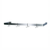 Thumbnail image #1 for BK Resources Wall-Mount Single Bar Pot Rack, 72 Inch x 12 Inch, 304 Stainless Steel, 6 Double-Prong Hooks