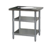 Thumbnail image #1 for Eagle Group 24 x 32 Inch Rice Cooker Equipment Stand with Cutout, Stainless Steel, 2 Adjustable Undershelves