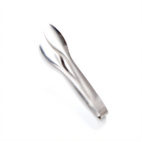 American Metalcraft 9-Inch Hammered Vintage Stainless Steel Serving Tongs
