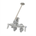 Thumbnail image #1 for T&S Brass Adjustable-Center Wall-Mount Service Sink Faucet with Vacuum Breaker Nozzle and Pail Hook