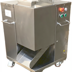 Thumbnail image #1 for Uniworld Foodservice Equipment UMC600-06 Tabletop Meat Cutting Machine, 6 mm Blade, Gear-Driven Stainless Steel, 110V, 1.5 HP