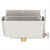 Thumbnail image #1 for Ice Cream Dipper Well and Faucet Set, 11-Inch Side-Mount, Rectangular Bowl, 18-Gauge 304 Stainless Steel