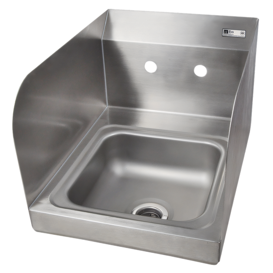 Product image #1 for John Boos Pro-Bowl Wall-Mount Stainless Steel Hand Sink with Left and Right Side Splashes, 9 x 9 x 5 Inch Bowl