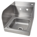 Thumbnail image #1 for John Boos Pro-Bowl Wall-Mount Stainless Steel Hand Sink with Left and Right Side Splashes, 9 x 9 x 5 Inch Bowl