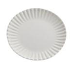 Thumbnail image #1 for American Metalcraft MP7 7-3/8-Inch Round White Melamine Plate with Paper Plate Design Case of 96