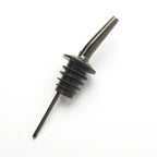 Thumbnail image #1 for American Metalcraft TPRB Black PVD Stainless Steel Tapered Free-Flow Liquor Pourer with Collar and Plastic Cork Case of 24
