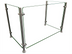 Thumbnail image #1 for Hatco Flav-R-Shield Single-Sided Full-Service Pass-Over Sneeze Guard, 1 Bay, 36W x 18D x 25H