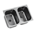 Thumbnail image #1 for Eagle Group Seamless Welded-In Two-Compartment Sink with 18