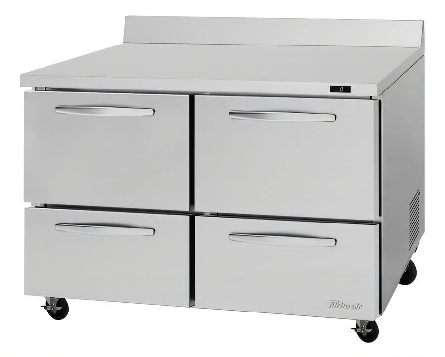 Product image #1 for Turbo Air PRO Series 48-Inch Two-Section 4-Drawer Worktop Freezer