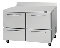 Turbo Air PRO Series 48-Inch Two-Section 4-Drawer Worktop Freezer