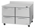 Thumbnail image #1 for Turbo Air PRO Series 48-Inch Two-Section 4-Drawer Worktop Freezer