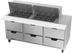 Thumbnail image #1 for Beverage Air 72-Inch Three-Section Mega Top Refrigerated Prep Table with 6 Drawers and 24-Pan Top