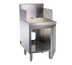 Thumbnail image #1 for Perlick Top Shelf 24-Inch Stainless Steel Commercial POS Cabinet with 10-Inch Backsplash