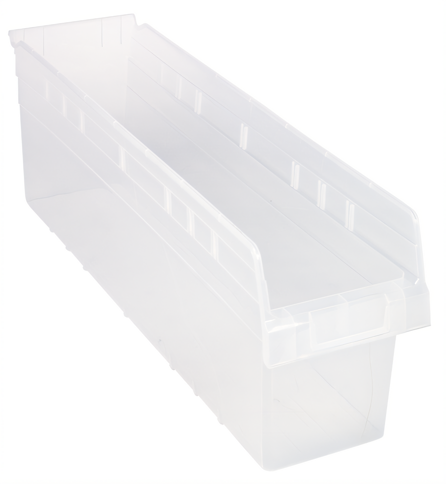 Product image #1 for Quantum Store-Max Economy Clear Nesting Shelf Bin, 23-5/8 x 6-5/8 x 8 Inches