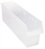 Thumbnail image #1 for Quantum Store-Max Economy Clear Nesting Shelf Bin, 23-5/8 x 6-5/8 x 8 Inches