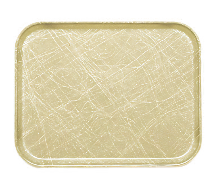 Product image #2 for Cambro Camtray Rectangular Fiberglass Cafeteria Tray, 15 x 20-1/4 Inches, Abstract Tan