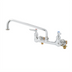 Thumbnail image #1 for 8-Inch Wall Mount Swivel Pantry Faucet with 12-Inch Swing Nozzle