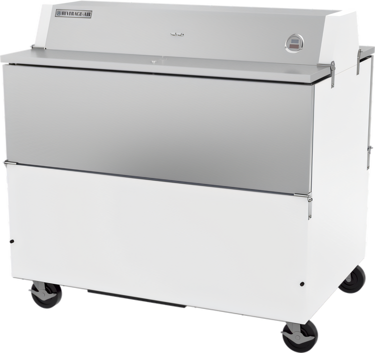 Product image #1 for Beverage-Air STF49HC-1-W 49-Inch Dual Access Forced-Air School Milk Cooler, White