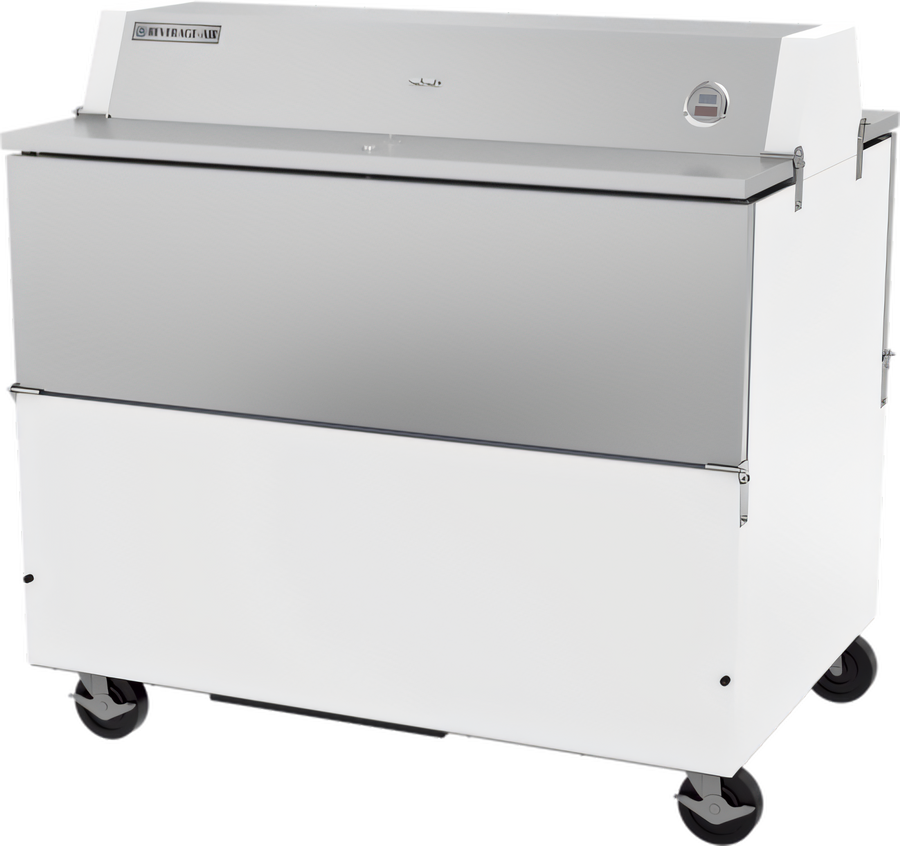 Product image #1 for Beverage-Air STF49HC-1-W 49-Inch Dual Access Forced-Air School Milk Cooler, White
