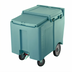 Thumbnail image #2 for Cambro SlidingLid Mobile Ice Caddy, 125 lb Capacity, Slate Blue