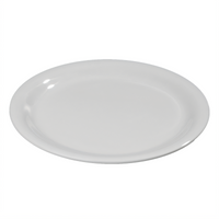 Sierrus™ 9-Inch Bone Melamine Narrow Rim Dinner Plate