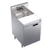 Thumbnail image #1 for Krowne Royal Series Freestanding Underbar Dump Sink Unit with Adjustable Cutting Board, Waste Chute, and Faucet, 18