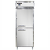 Thumbnail image #1 for Continental Refrigerator D1FESNSSHD Designer Line 1-Section Extra-Wide Shallow Depth Reach-In Freezer with Half Doors