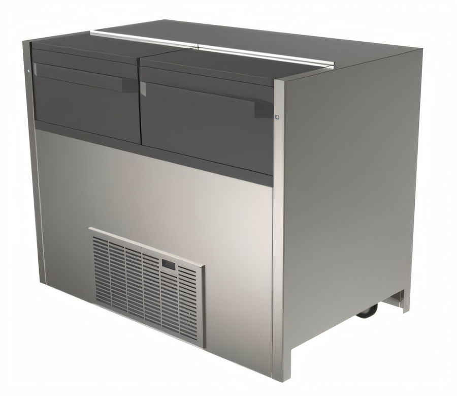 Product image #1 for Delfield NLFACP-12 Self-Contained Air Curtain Milk Case Cooler, 12-Crate Capacity, 54-Inch Wide