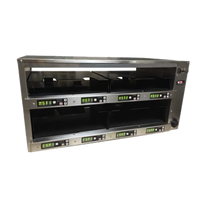 Carter-Hoffmann Pass-Through Modular Holding Cabinet with Independent Top and Bottom Heat, 6-Pan Capacity