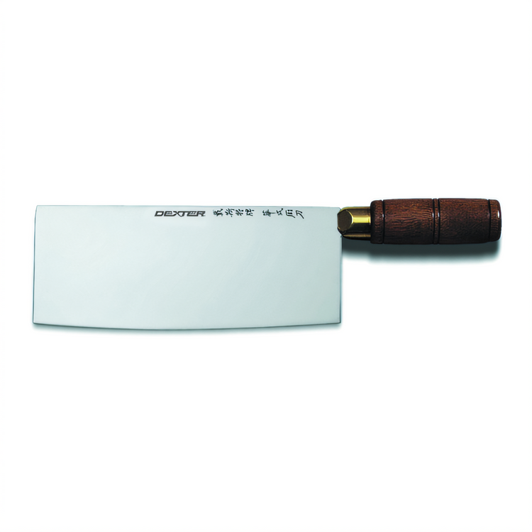 Product image #1 for Dexter Russell Traditional 7-Inch Wide Chinese Chef's/Cook's Knife with Walnut Handle