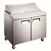 Thumbnail image #1 for Admiral Craft U-STAR 36-Inch 2-Section Salad/Sandwich Refrigerated Prep Table