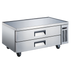 Thumbnail image #1 for Refrigerated Chef Base / Equipment Stand with 2 Drawers, 52 Inch W, 34 Cu. Ft., Self-Contained Side-Mount Refrigeration
