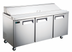 Thumbnail image #1 for Hurakan by Equip.me 70-Inch 3-Section Refrigerated Sandwich Prep Table, Self-Contained, Stainless Steel