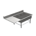 Thumbnail image #1 for John Boos Pro-Bowl 3-Compartment Platter Sink with Left Drainboard and Backsplash