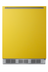 Thumbnail image #1 for Summit Appliance 24-Inch ADA Height Undercounter Refrigerator-Freezer with Saffron Gold Door