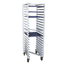 Thumbnail image #1 for New Age Full-Height Open-Sided Mobile Z-Type Nesting Aluminum Sheet Pan Rack, 12-Pan Capacity