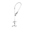 Thumbnail image #1 for Advance Tabco K-115 Lead-Free Single Hole Deck-Mounted Pre-Rinse Faucet with Spray Valve and Hose