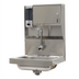 Thumbnail image #1 for Advance Tabco Wall Mounted Hand Sink with 14 x 10 x 5 Inch Bowl, Electronic Faucet, and Soap & Towel Dispenser