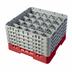Thumbnail image #2 for Cambro Camrack® Full-Size 25-Compartment Glass Rack with 5 Extenders, 10-1/8 Inch Height, Red