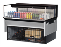 Turbo Air Low Profile Drop-In Self-Contained Horizontal Open Refrigerated Display Case, 6.3 Cu. Ft., Deck Only