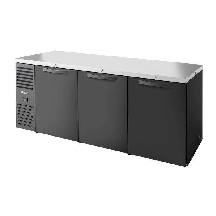 Product image #1 for True Premier Bar Pass-Thru Three-Section Back Bar Cooler, 84-Inch, 6 Solid Doors
