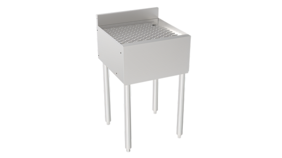 Product image #1 for Krowne Silver Series 18-Inch Freestanding Underbar Stainless Steel Drainboard