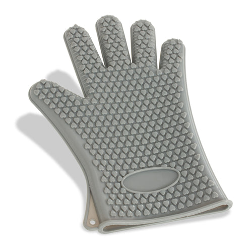 Product image #1 for Crestware 11-Inch Heat-Resistant Silicone Dishwashing Glove, Gray