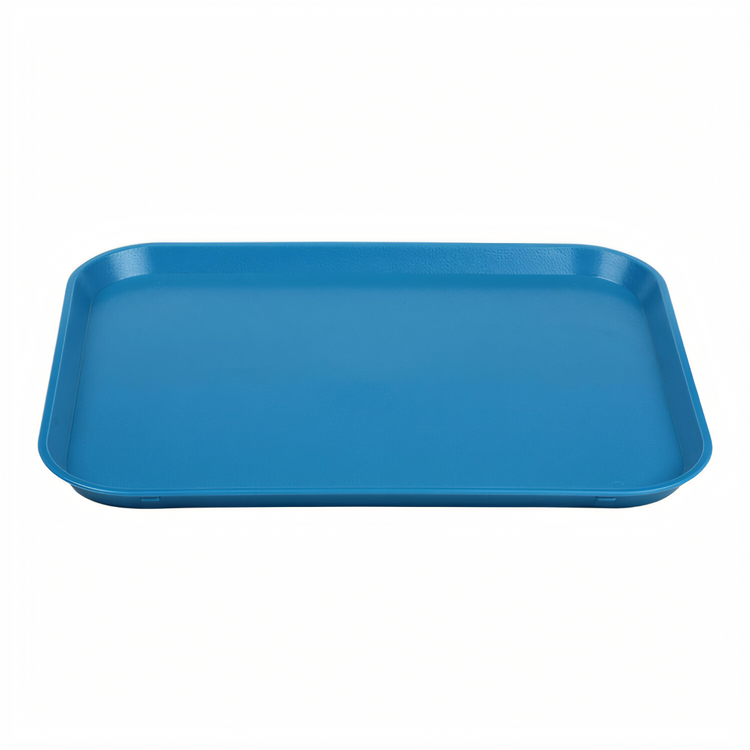 Product image #2 for Cambro Camwear Rectangular Blue Polycarbonate Fast Food Tray, 13-15/16 x 17-15/16 Inches