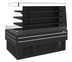 Thumbnail image #1 for Turbo Air TIOM-48CSB-N Island Display Self-Serve Refrigerated Merchandiser, 36 Cu. Ft., 3-Tier, Black, Self-Contained