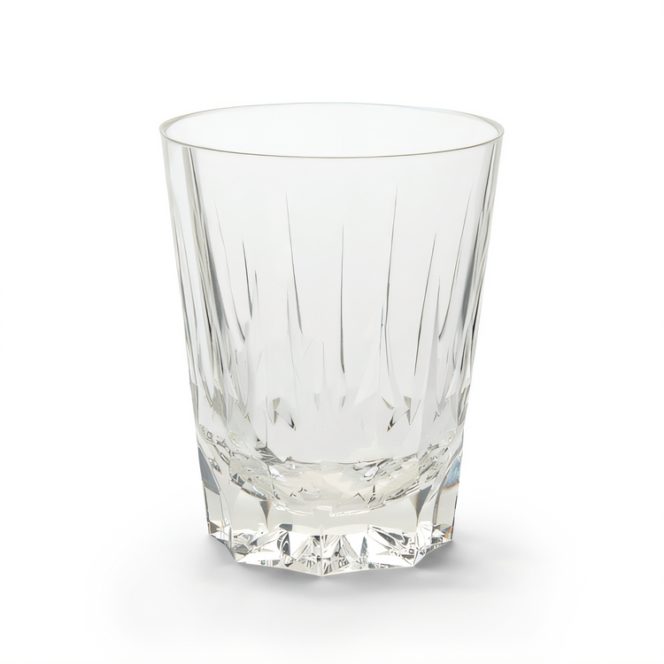 Product image #1 for American Metalcraft Bentley Collection 9 oz Clear Silicone Stackable Rocks Glass Set of 2