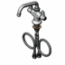Thumbnail image #1 for equip Single-Hole Deck-Mount Mixing Faucet with 6-Inch Swing Nozzle and Ceramic Cartridges
